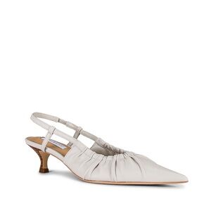 Elegant White Slingback Heels